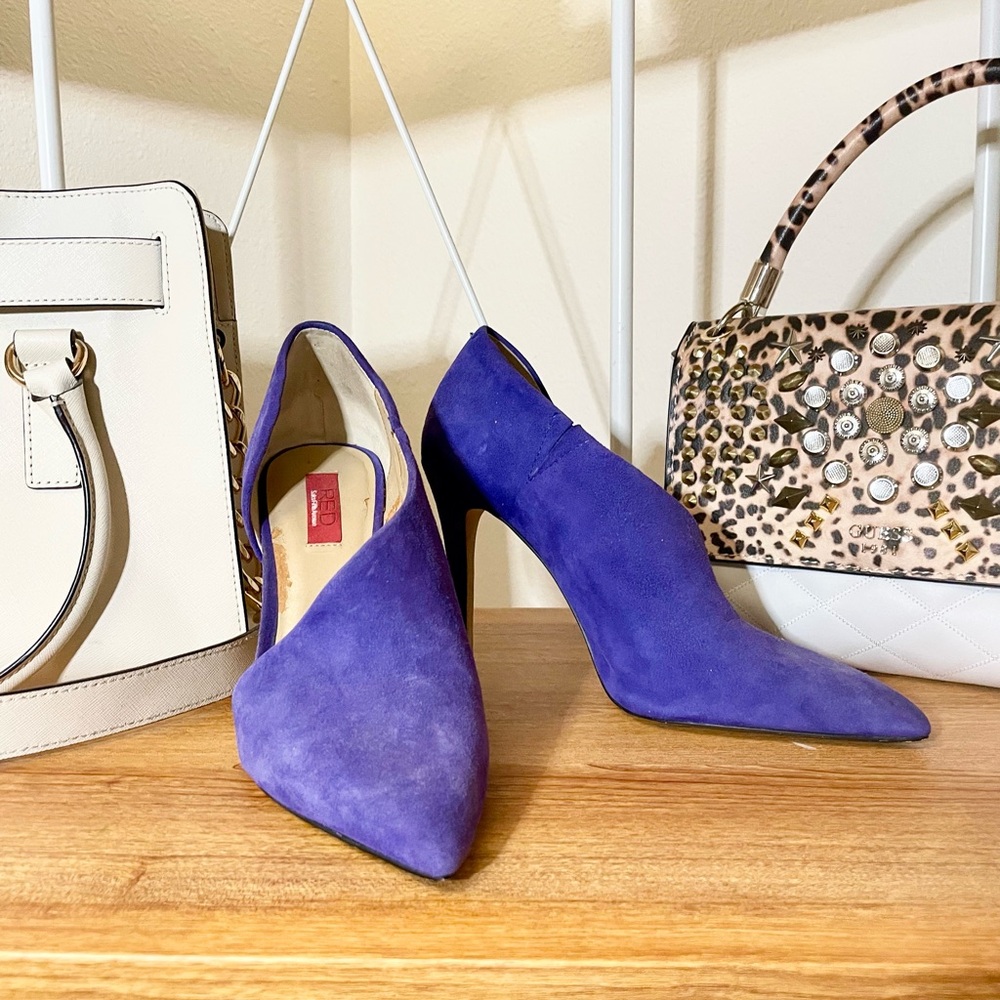 Italian blue suede shoes